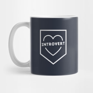 Funny introvert heart Mug